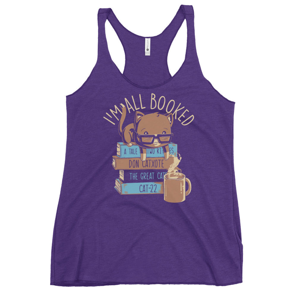 I'm All Booked Women's Racerback Tank
