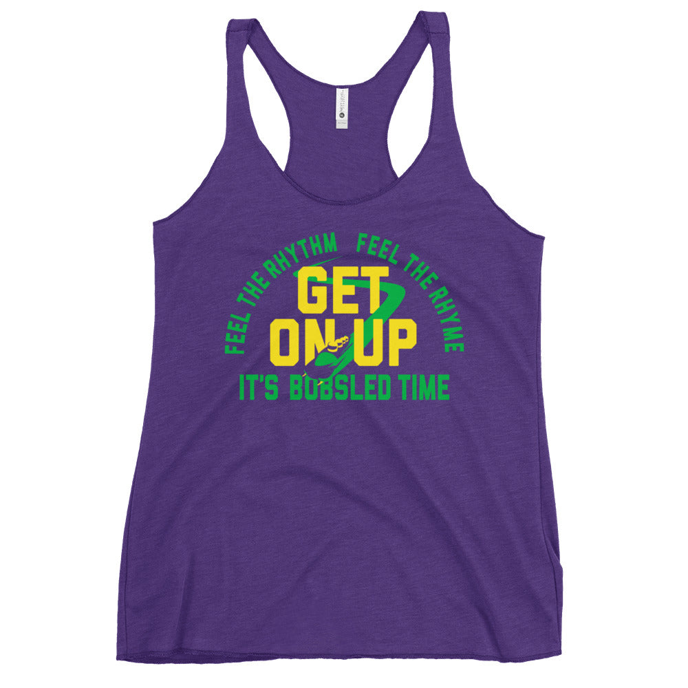 It's Bobsled Time Women's Racerback Tank
