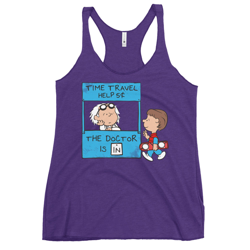 The Doctor Is In Women's Racerback Tank