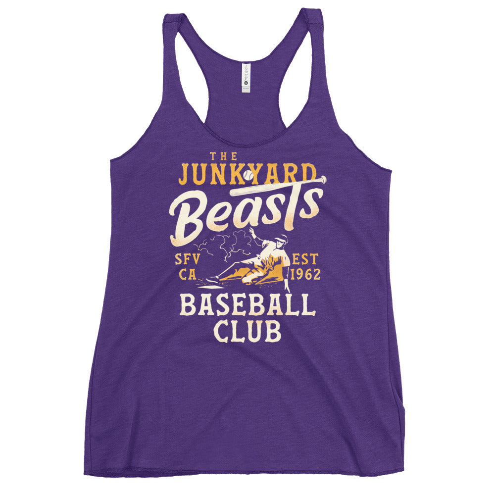 Junkyard Beasts Baseball Club Women's Racerback Tank