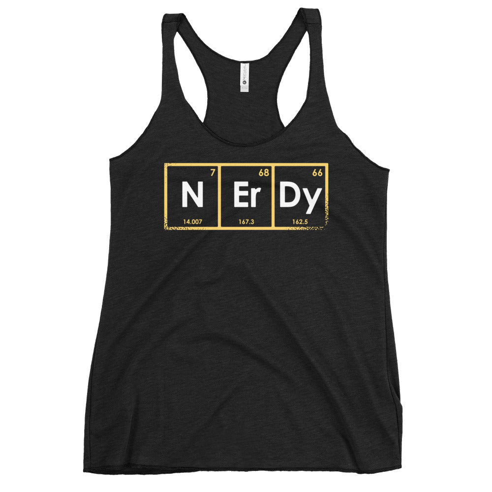 NErDy Elements Women's Racerback Tank