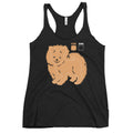 Dog vs Fur Pomeranian Women's Racerback Tank
