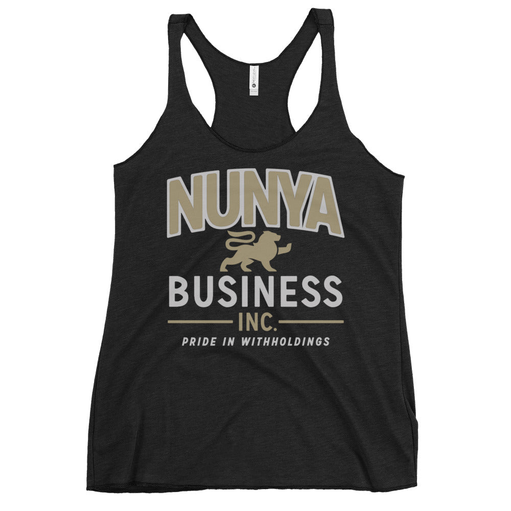 Nunya Business Women's Racerback Tank