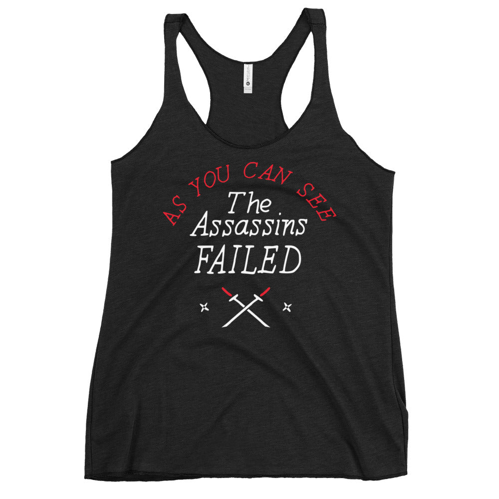 The Assassins Failed Women's Racerback Tank