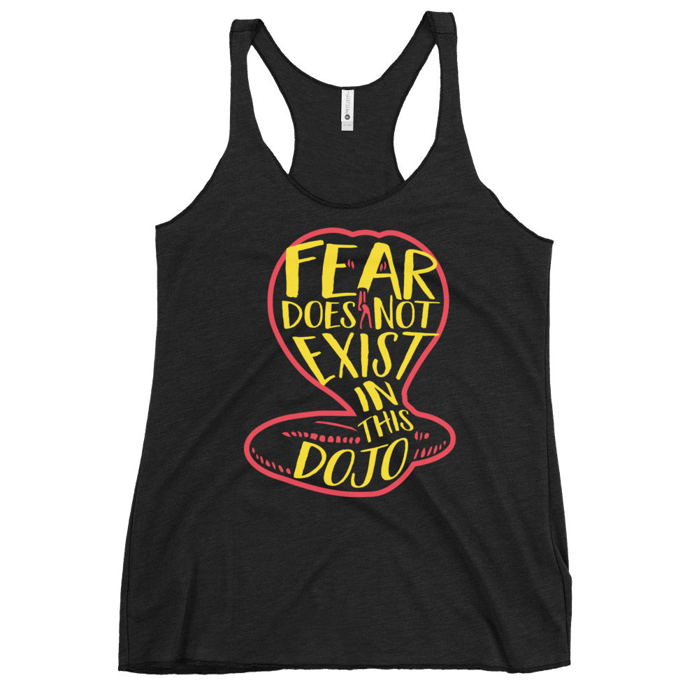 Fear Does Not Exist In This Dojo Women's Racerback Tank