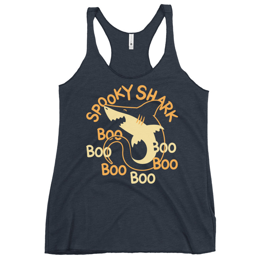 Spooky Shark Women's Racerback Tank