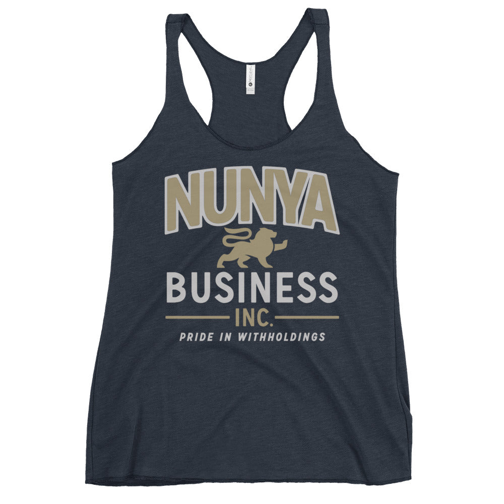 Nunya Business Women's Racerback Tank