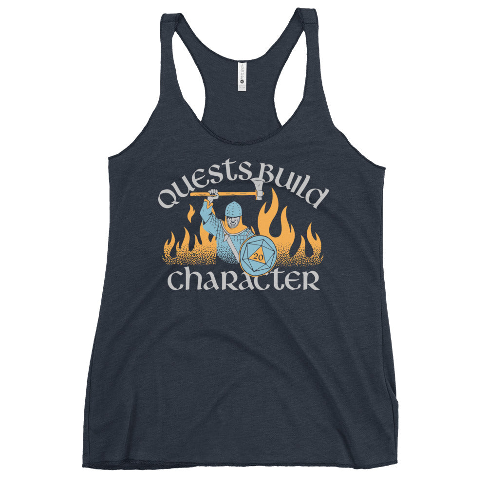 Quests Build Character Women's Racerback Tank