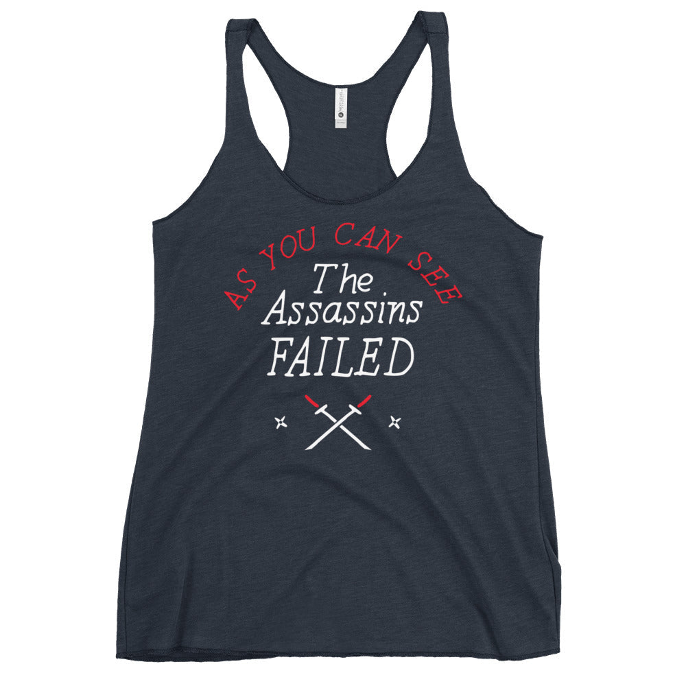The Assassins Failed Women's Racerback Tank