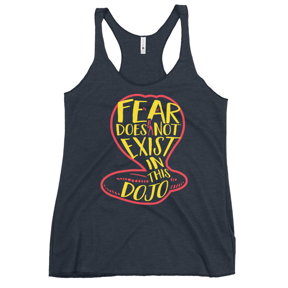 Fear Does Not Exist In This Dojo Women's Racerback Tank