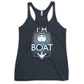 I'm On A Boat Women's Racerback Tank