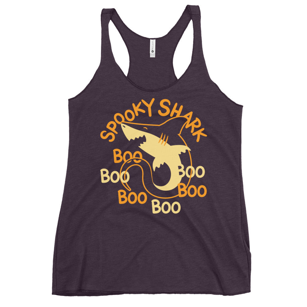 Spooky Shark Women's Racerback Tank