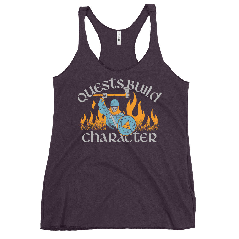 Quests Build Character Women's Racerback Tank