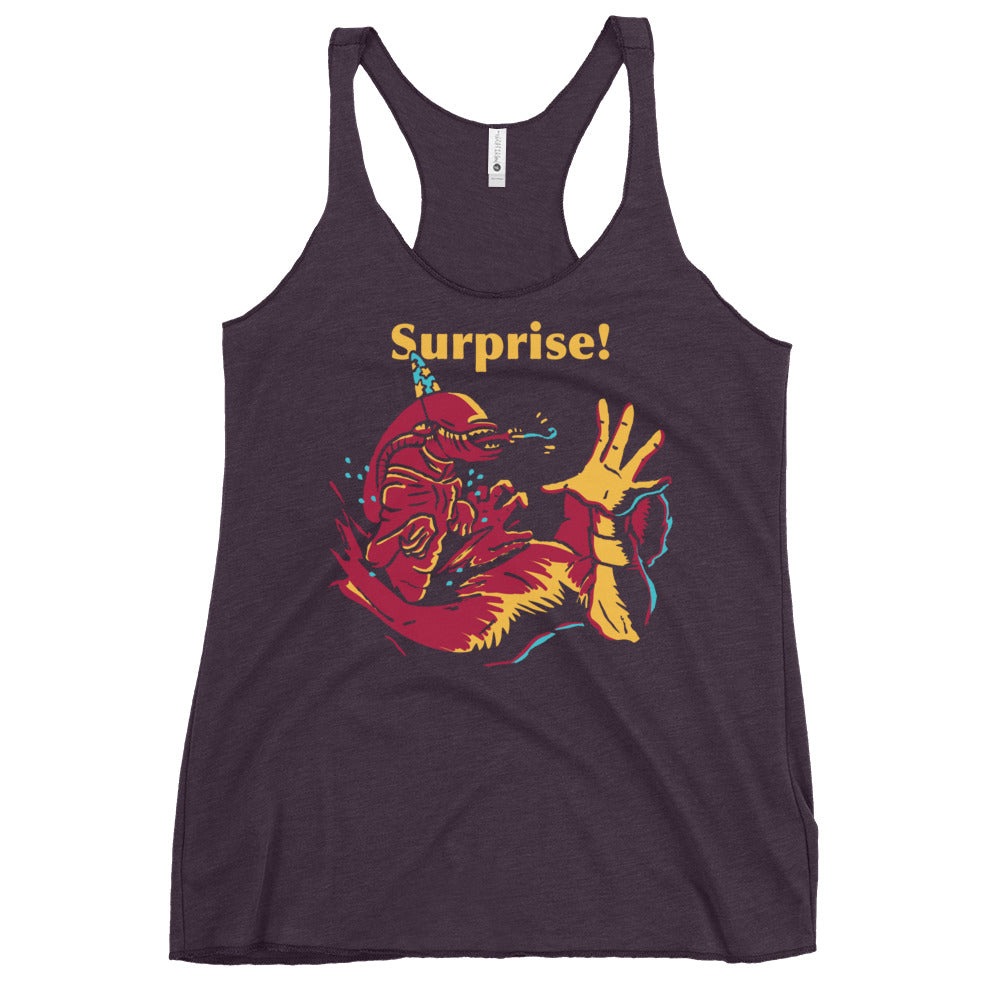 Surprise Party! Women's Racerback Tank
