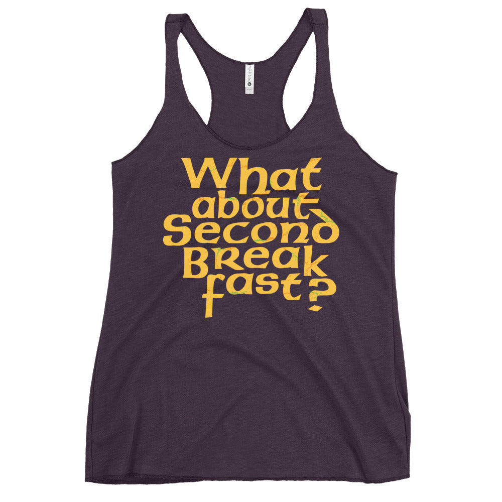 What About Second Breakfast? Women's Racerback Tank