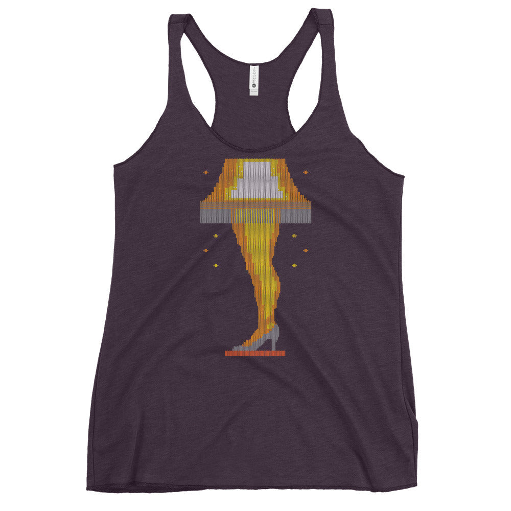 Leg Lamp Sweater Women's Racerback Tank