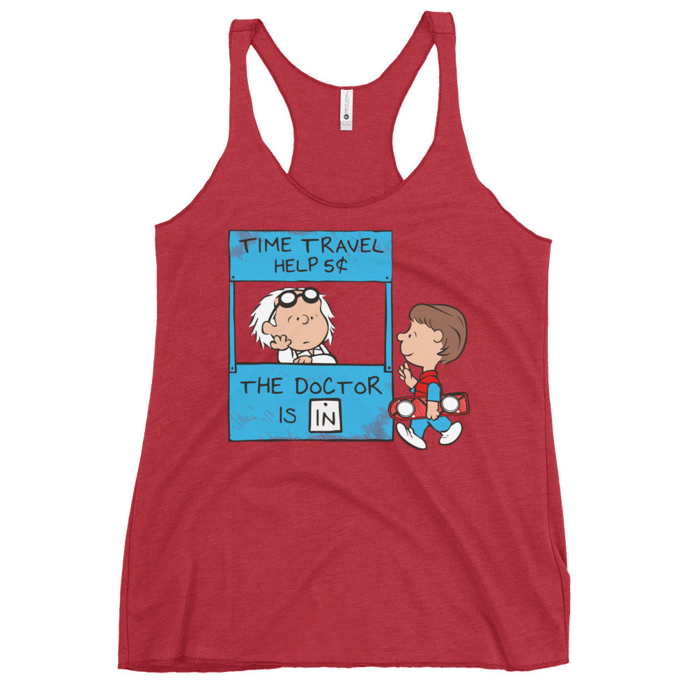 The Doctor Is In Women's Racerback Tank