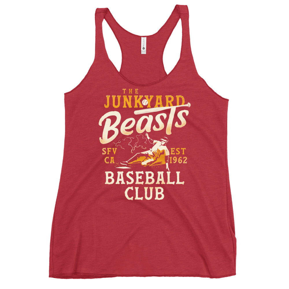 Junkyard Beasts Baseball Club Women's Racerback Tank