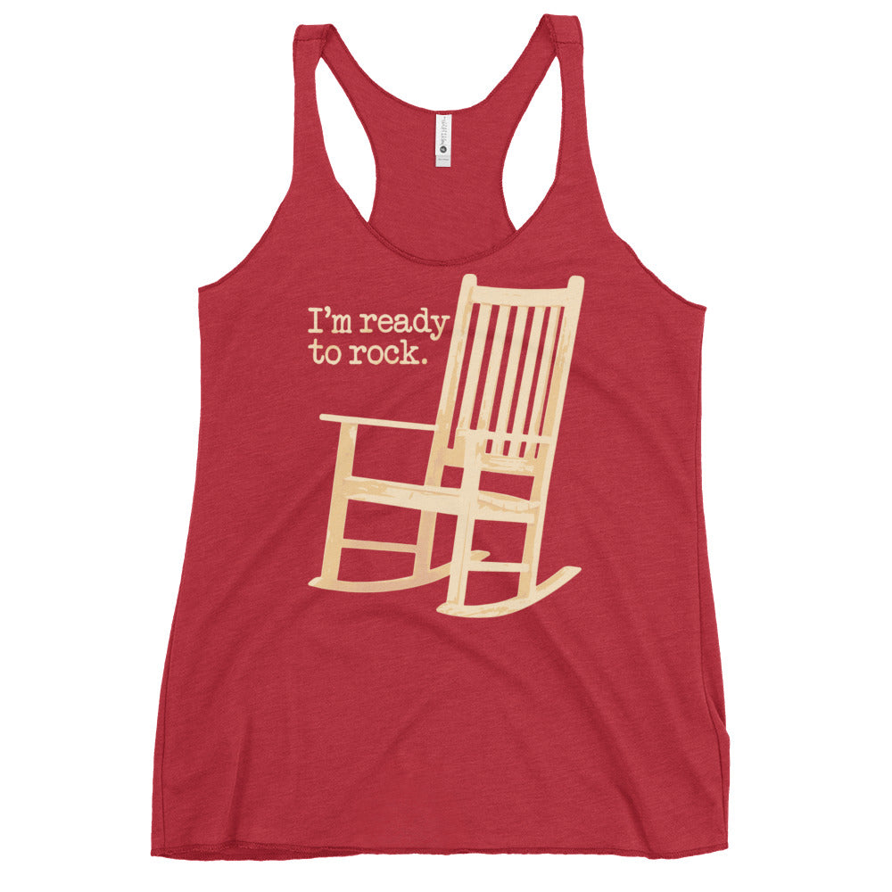 I'm Ready To Rock Women's Racerback Tank