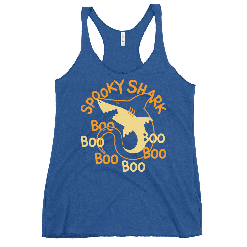 Spooky Shark Women's Racerback Tank