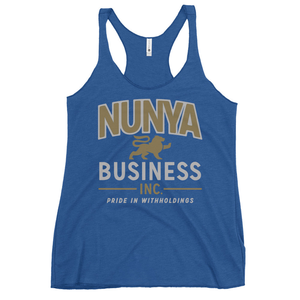 Nunya Business Women's Racerback Tank