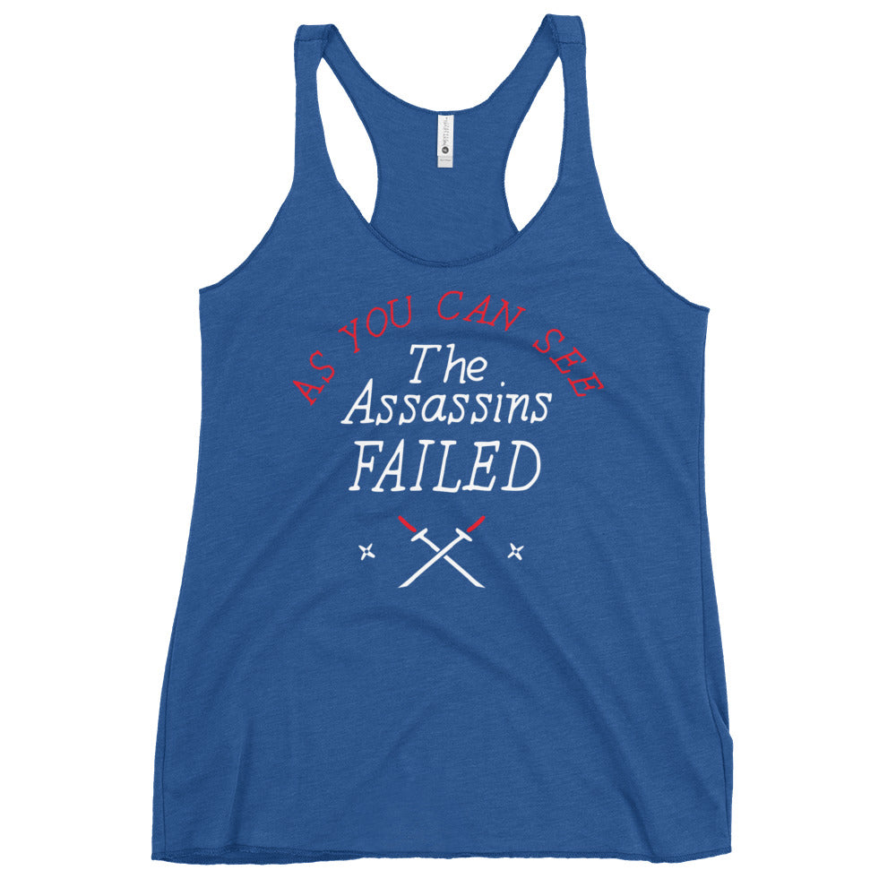 The Assassins Failed Women's Racerback Tank