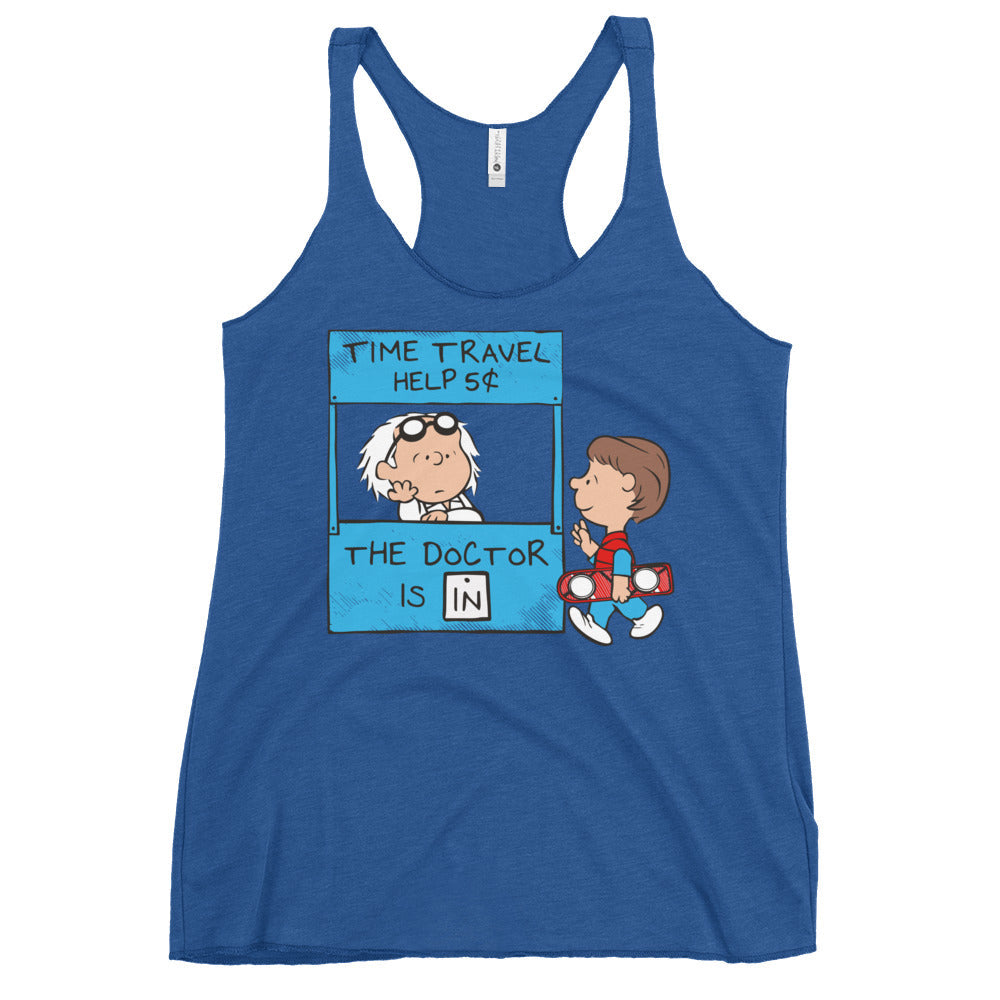 The Doctor Is In Women's Racerback Tank