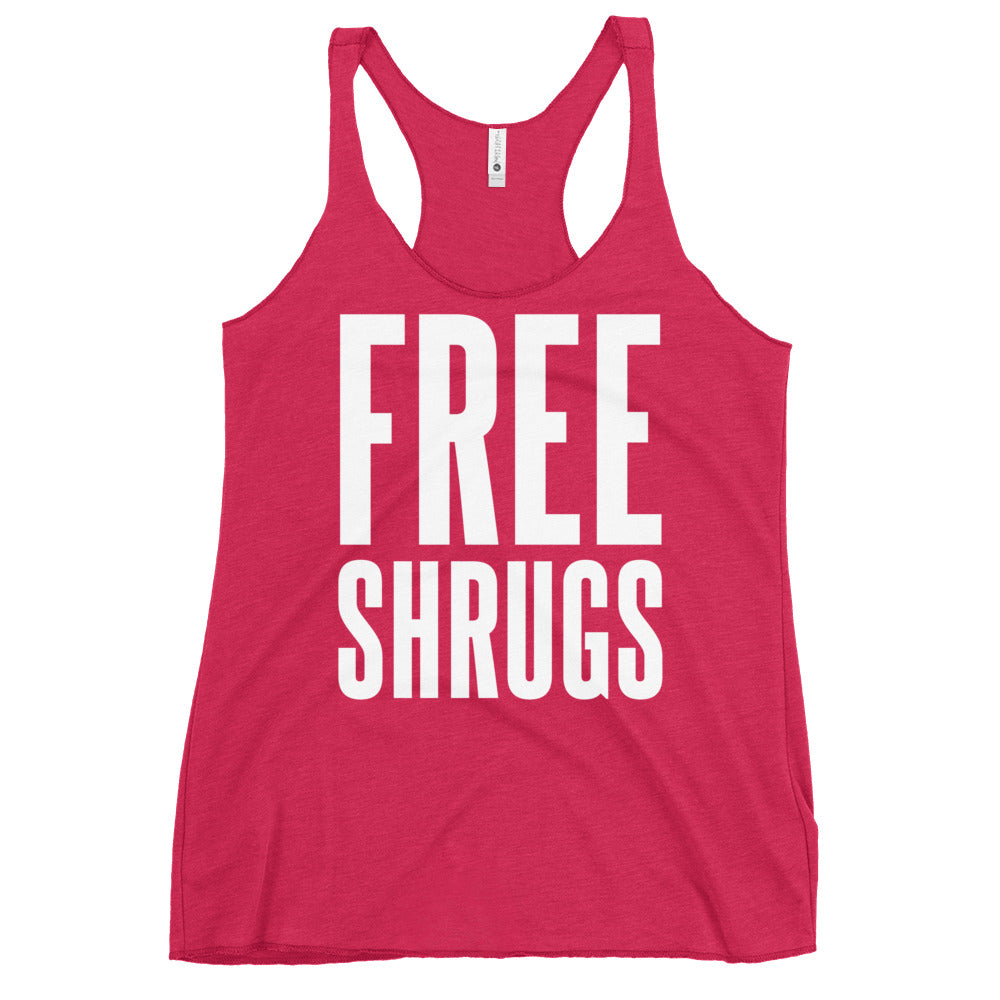 Free Shrugs Women's Racerback Tank