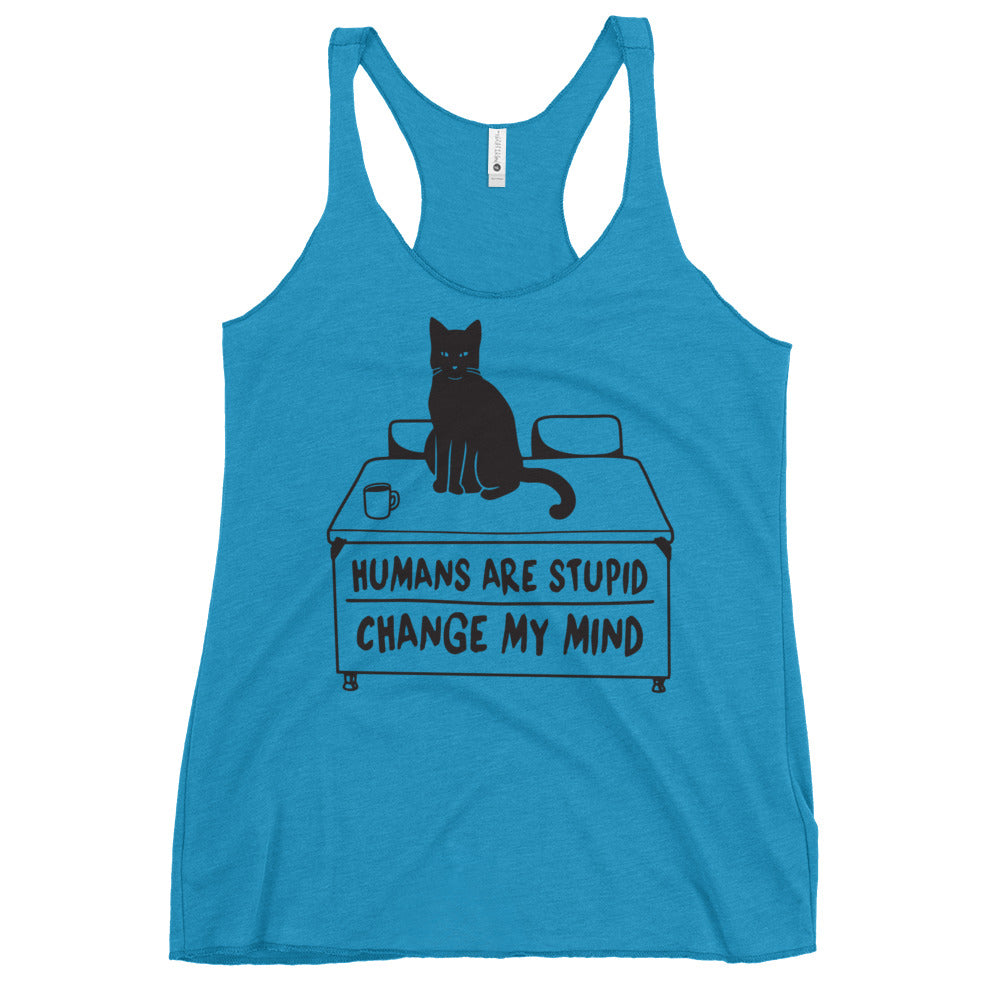 Humans Are Stupid Women's Racerback Tank