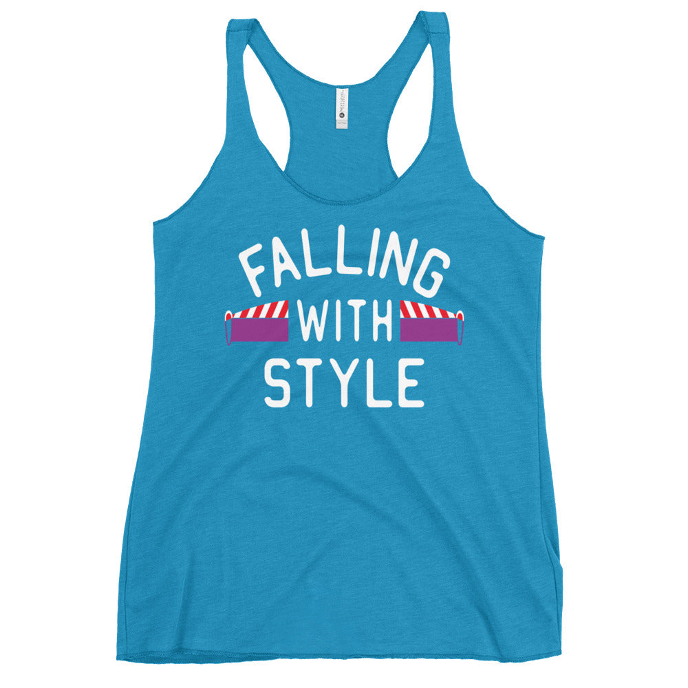 Falling With Style Women's Racerback Tank