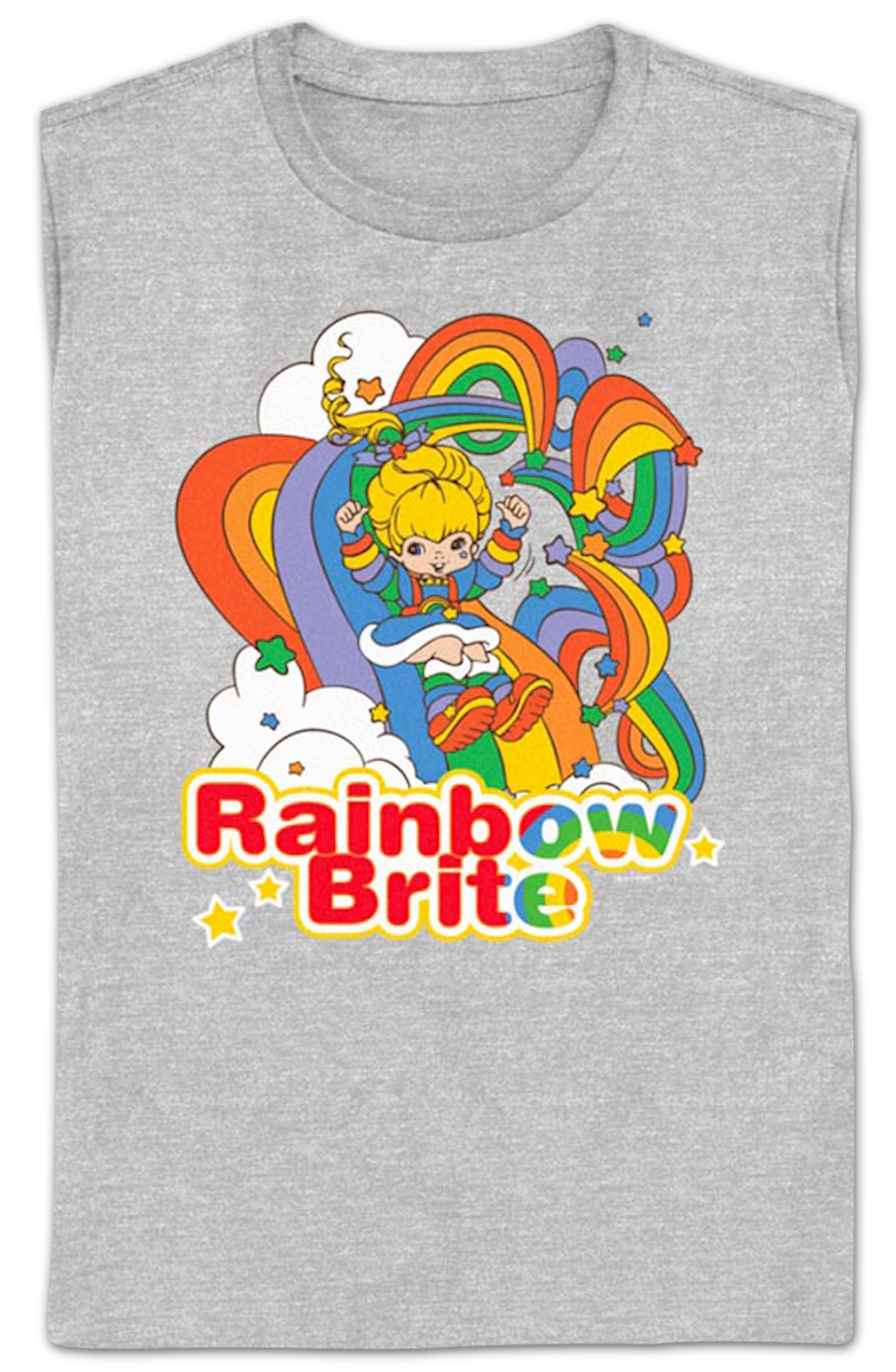 Womens Rainbow Slide Rainbow Brite Shirt Hoodie, Sweatshirt | CiraTrend.com (Image 2)