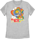 Womens Rainbow Slide Rainbow Brite Shirt Hoodie, Sweatshirt | CiraTrend.com (Image 1)