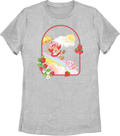 Womens Rainbow Slide Strawberry Shortcake Shirt Hoodie, Sweatshirt | CiraTrend.com (Image 1)