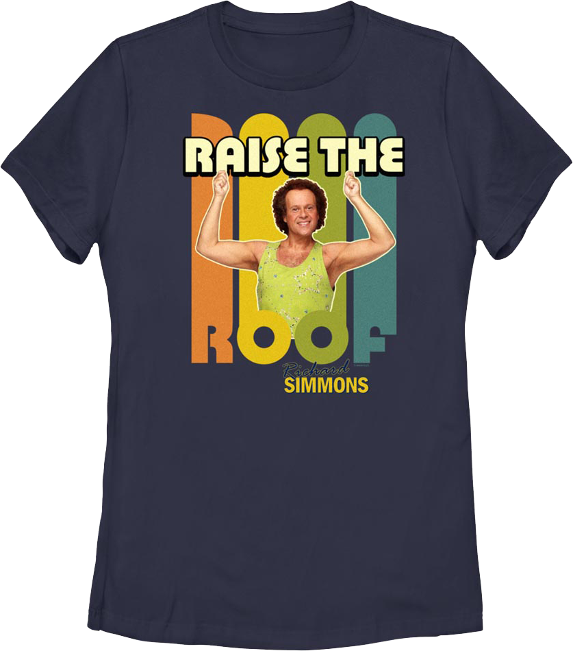Womens Raise The Roof Richard Simmons Shirt Hoodie, Sweatshirt | CiraTrend.com (Image 1)