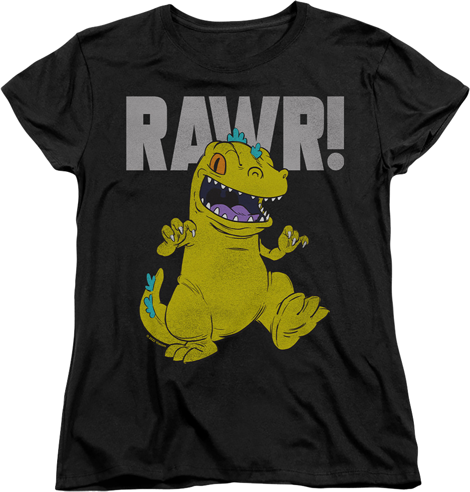 Womens Rawr Reptar Rugrats Shirt Hoodie, Sweatshirt | CiraTrend.com (Image 1)