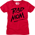 Womens Red Rad Mom Shirt Hoodie, Sweatshirt | CiraTrend.com (Image 1)