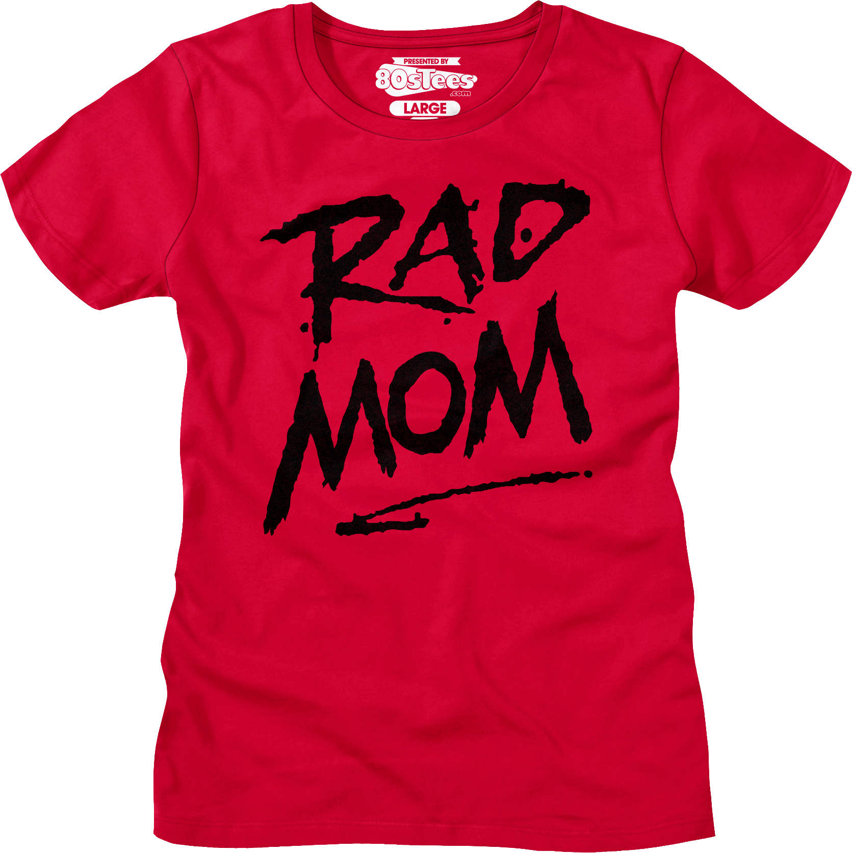Womens Red Rad Mom Shirt Hoodie, Sweatshirt | CiraTrend.com (Image 1)