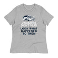 Dinosaurs Didn't Read Women's Signature Tee
