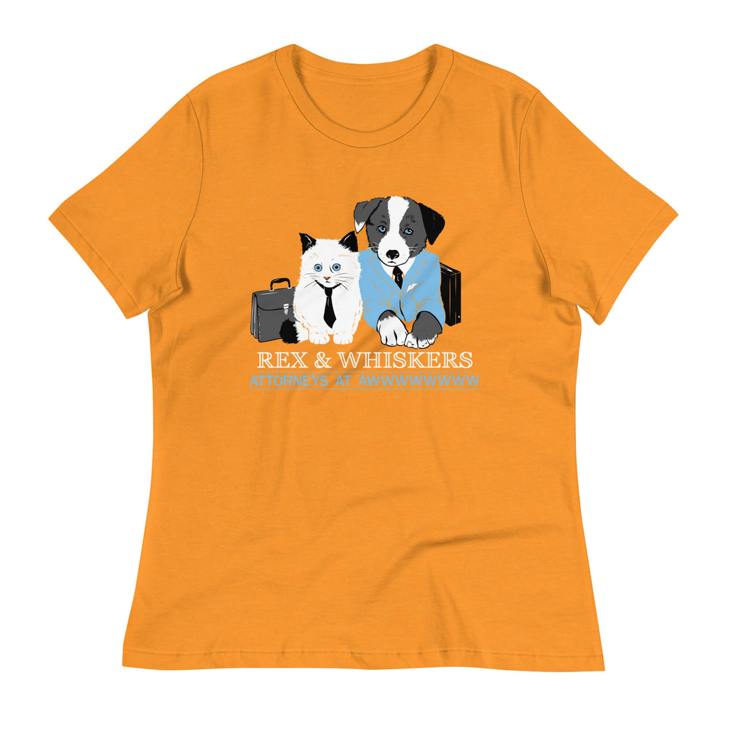 Rex and Whiskers Attorneys Women's Signature Tee