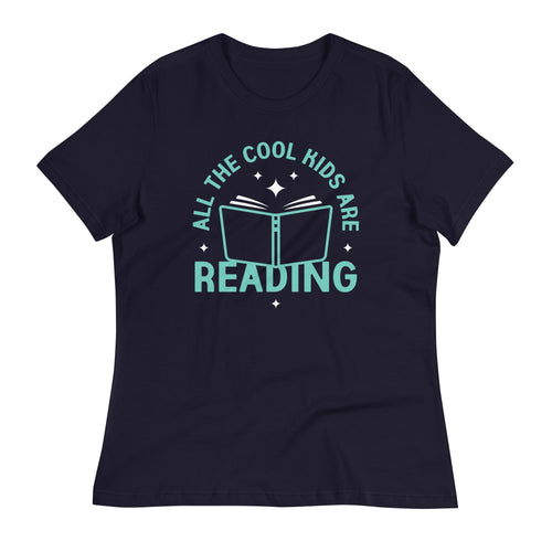 All The Cool Kids Are Reading Women's Signature Tee