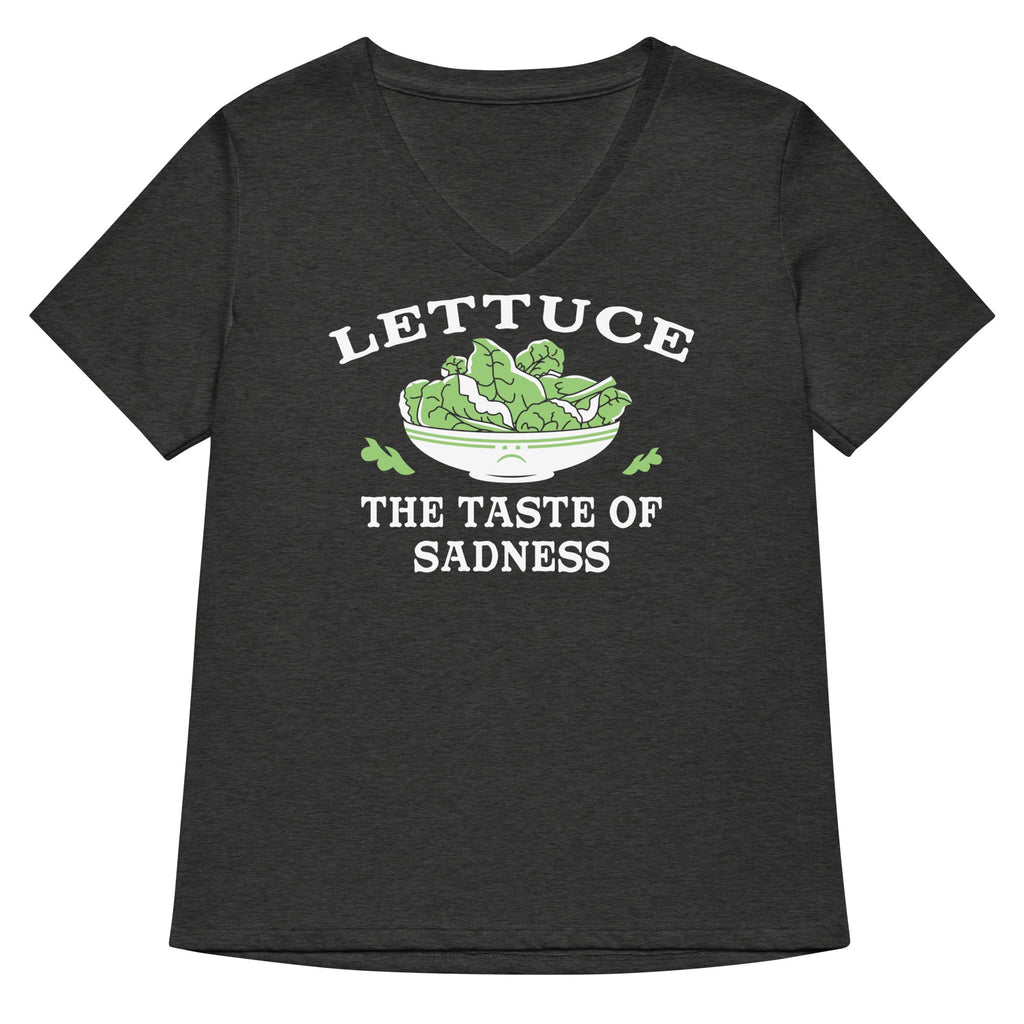 Lettuce, The Taste Of Sadness Women's V-Neck Tee
