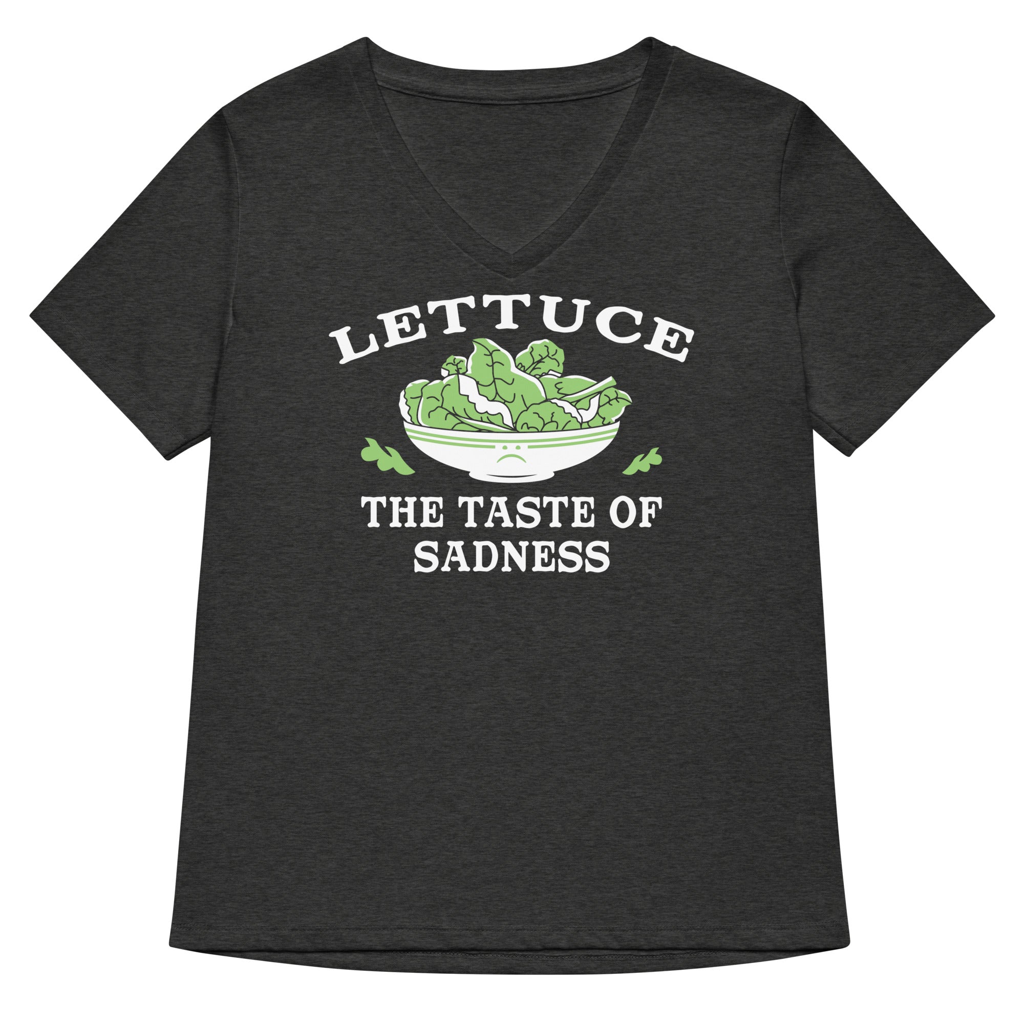 Lettuce, The Taste Of Sadness Women's V-Neck Tee