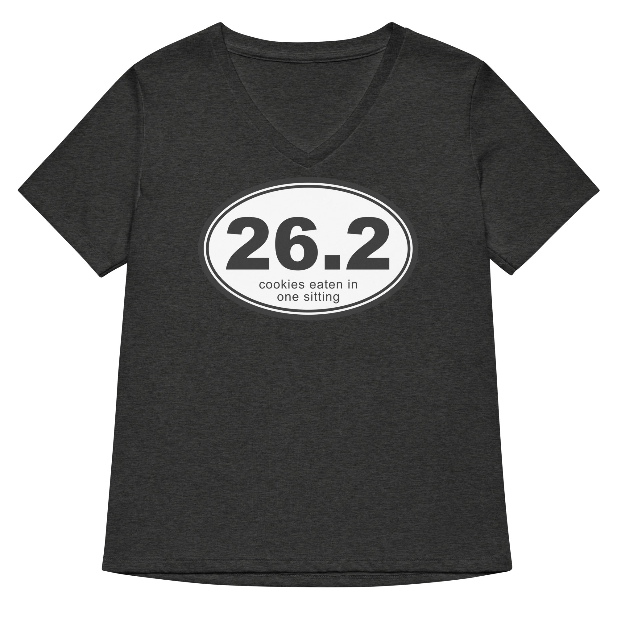 26.2 Cookies Eaten In One Sitting Women's V-Neck Tee