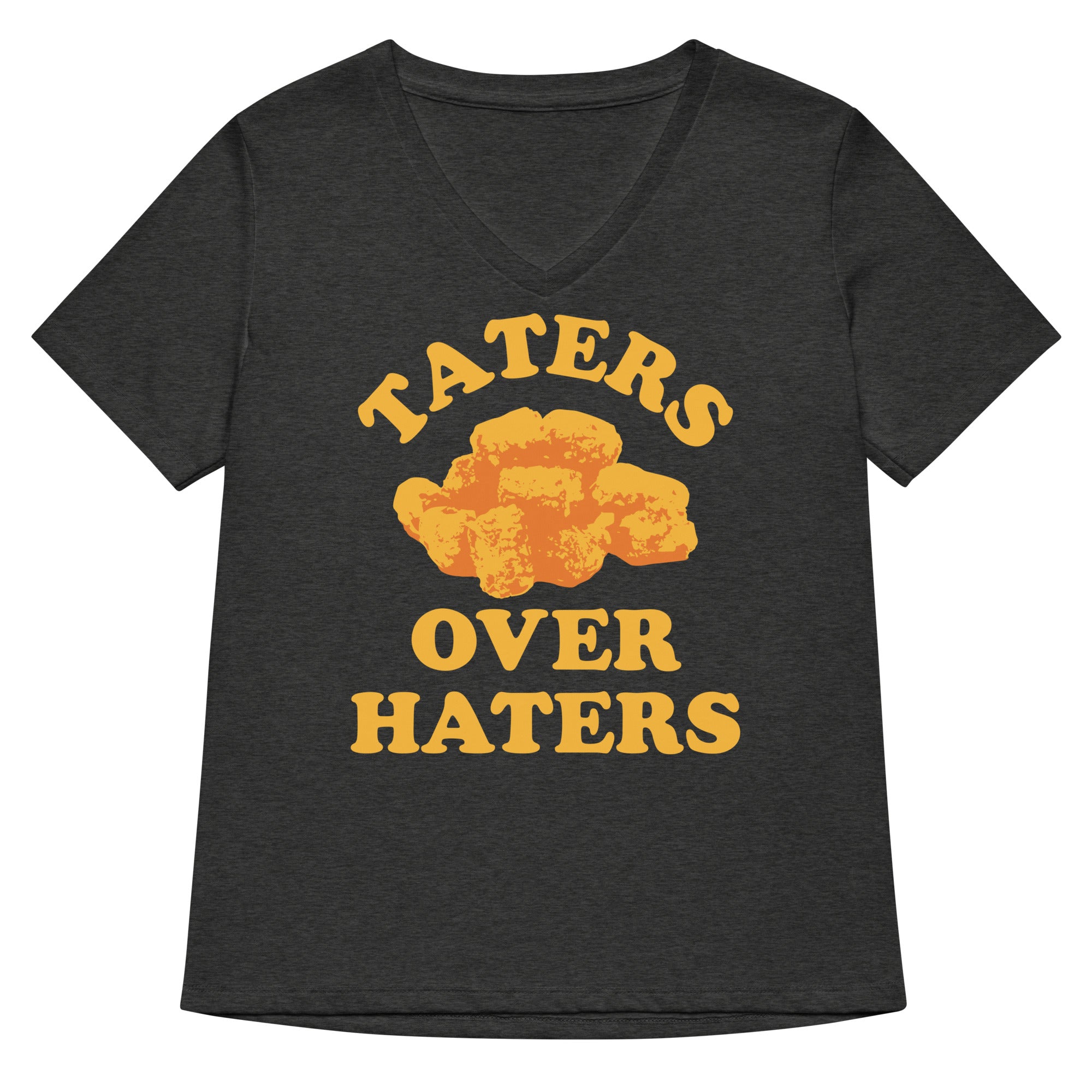 Taters Over Haters Women's V-Neck Tee