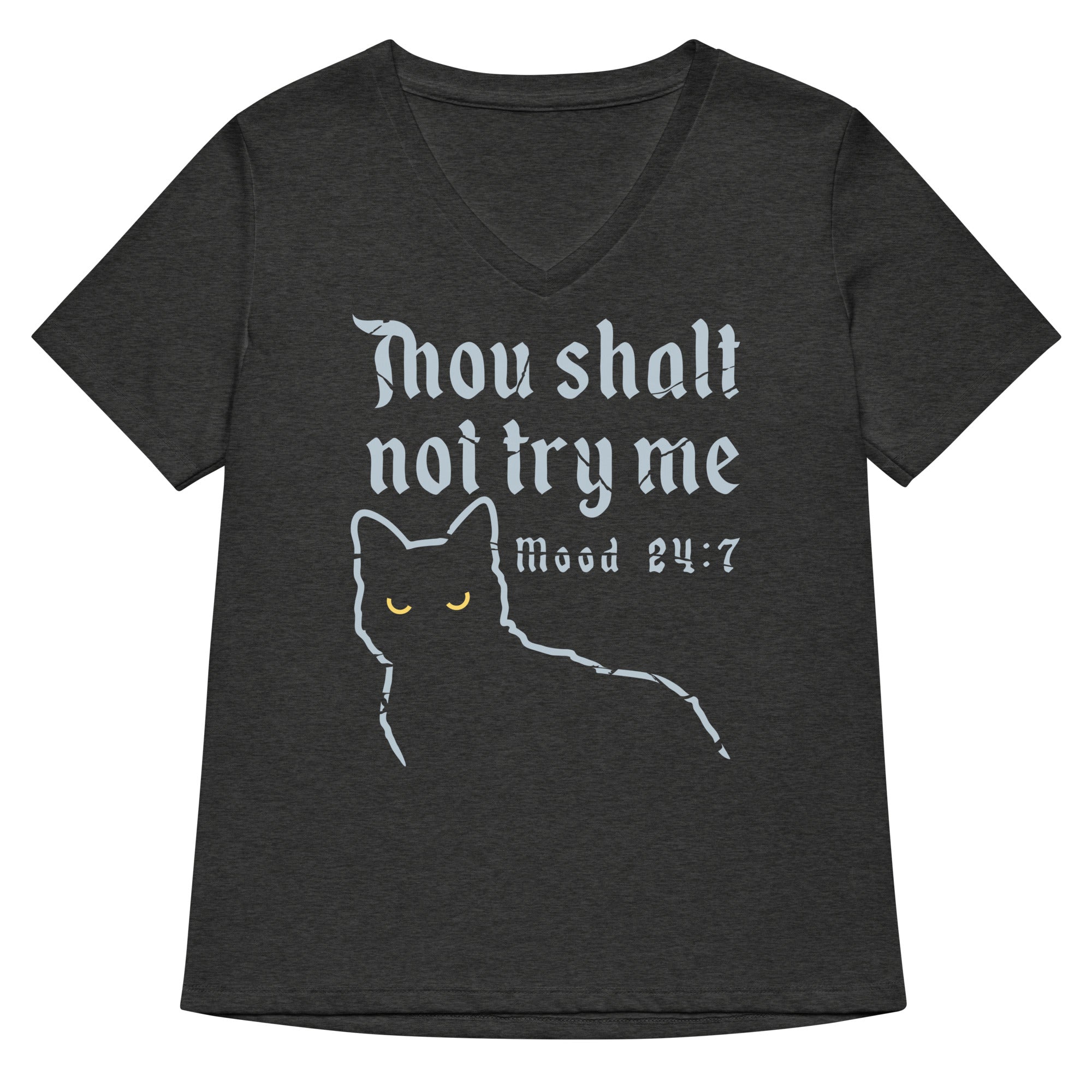 Thou Shalt Not Try Me Women's V-Neck Tee