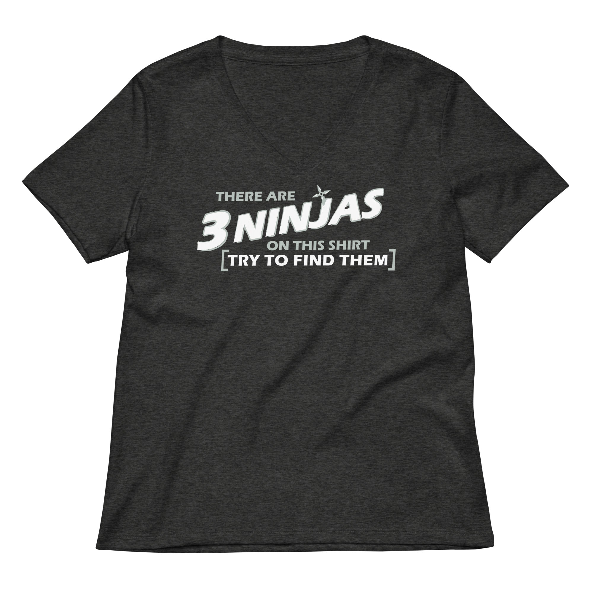 3 Ninjas Women's V-Neck Tee