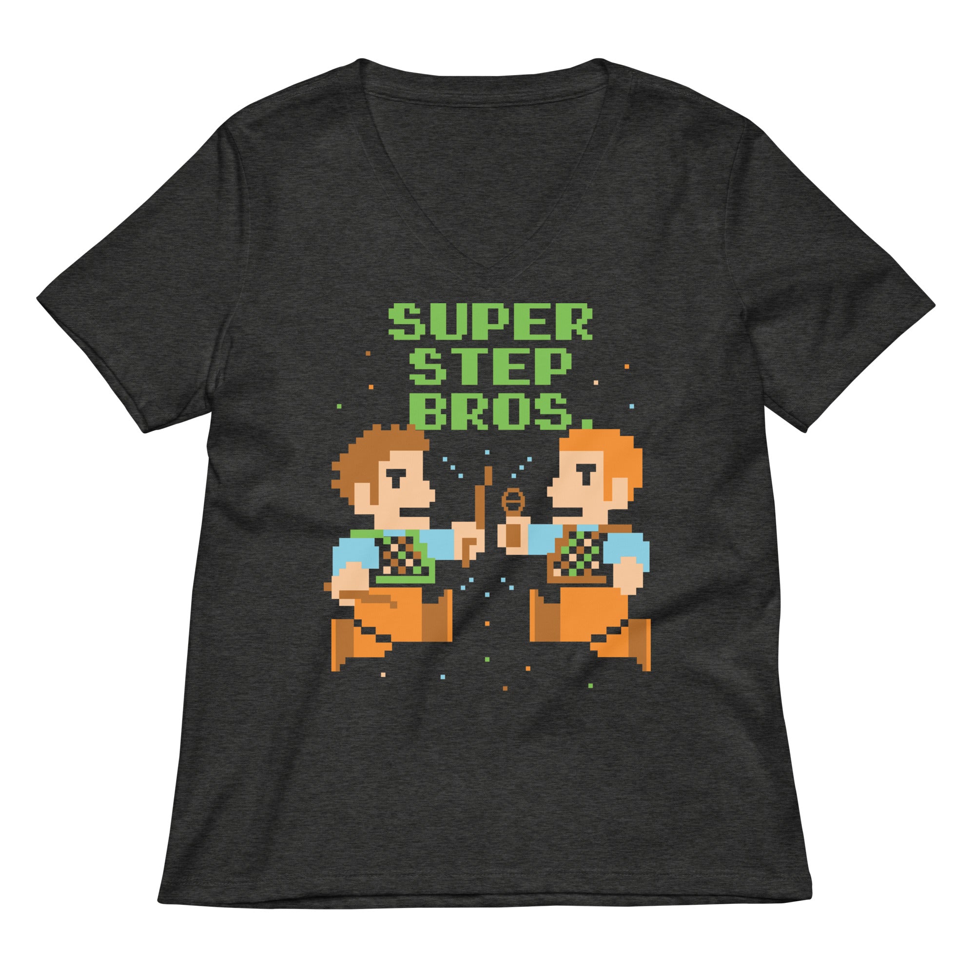 Super Step Bros Women's V-Neck Tee