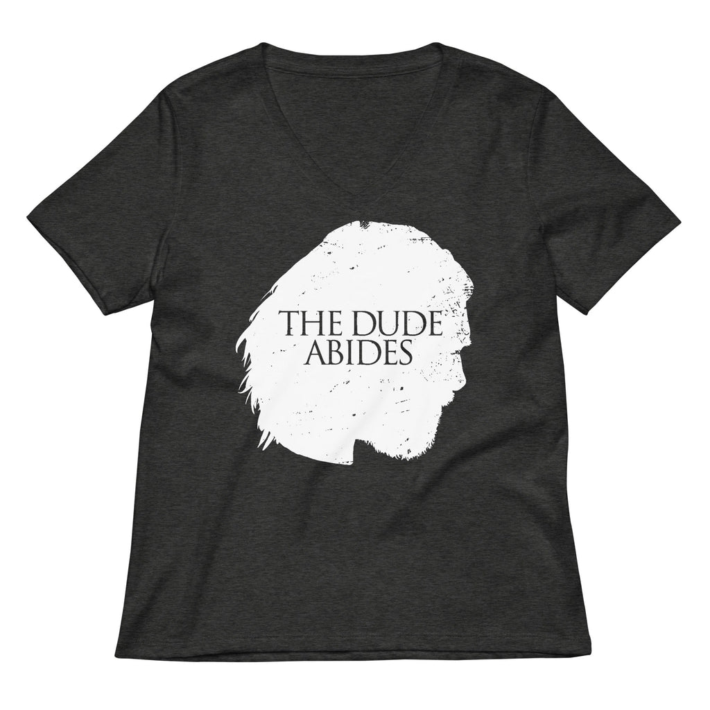 The Dude Abides Women's V-Neck Tee