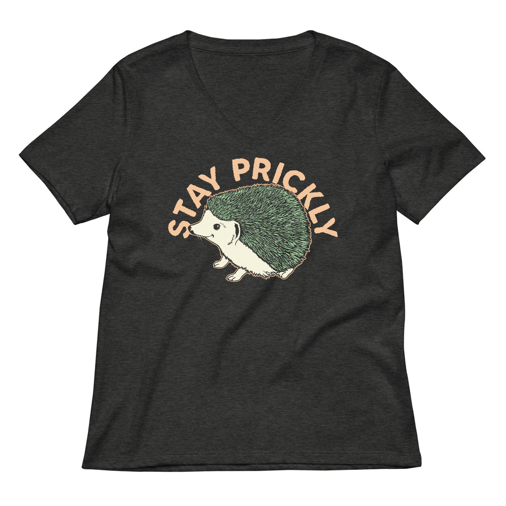 Stay Prickly Women's V-Neck Tee