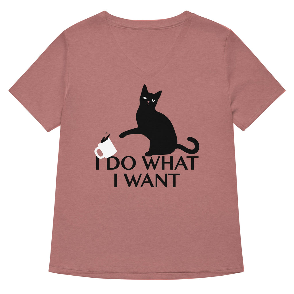 I Do What I Want Women's V-Neck Tee